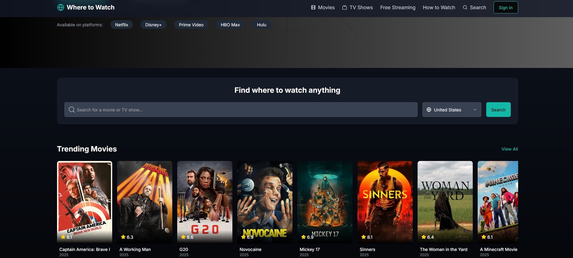 Where to Watch gallery image