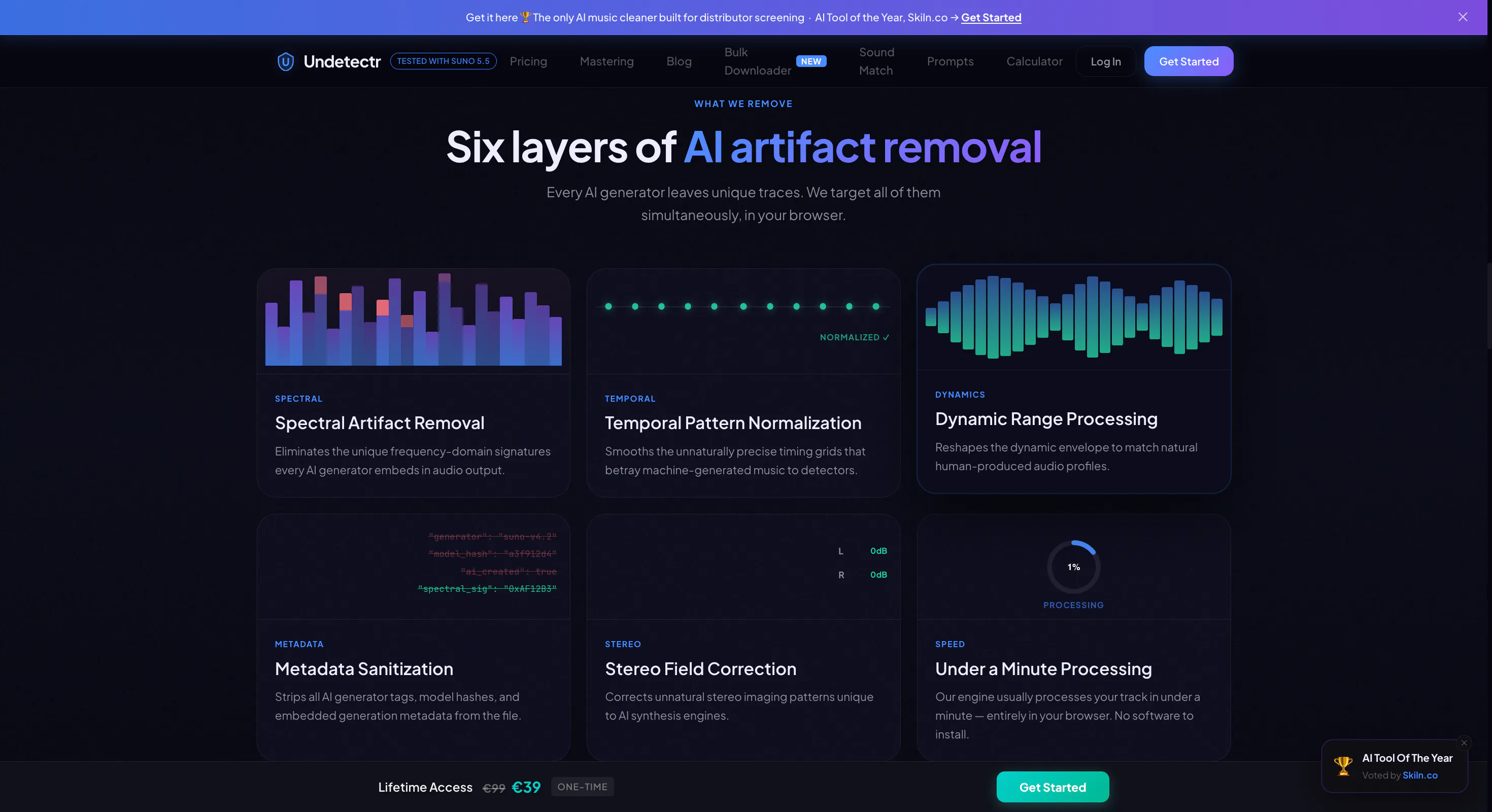 The AI watermark remover built for Suno gallery image