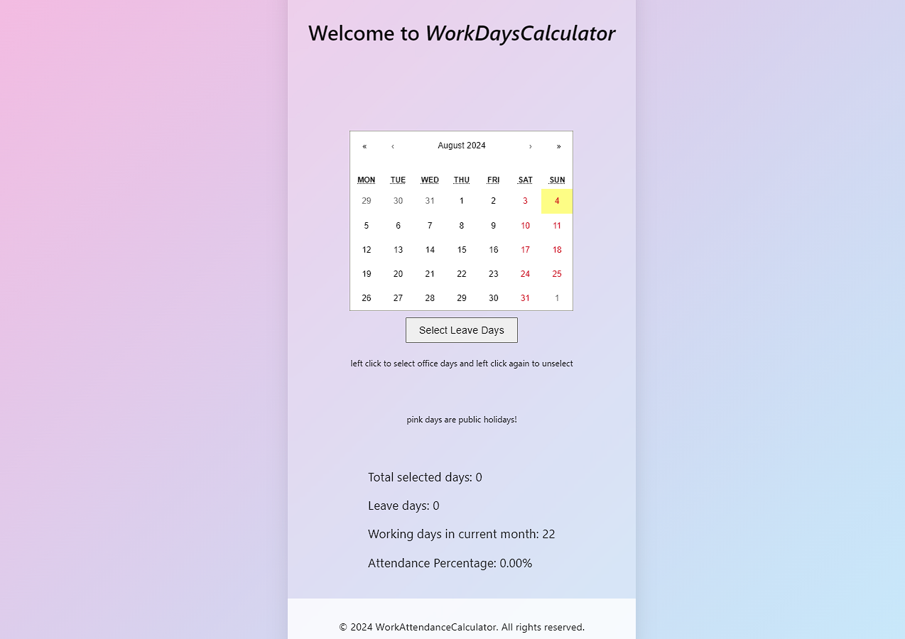 WorkAttendAncecalc 미디어 1