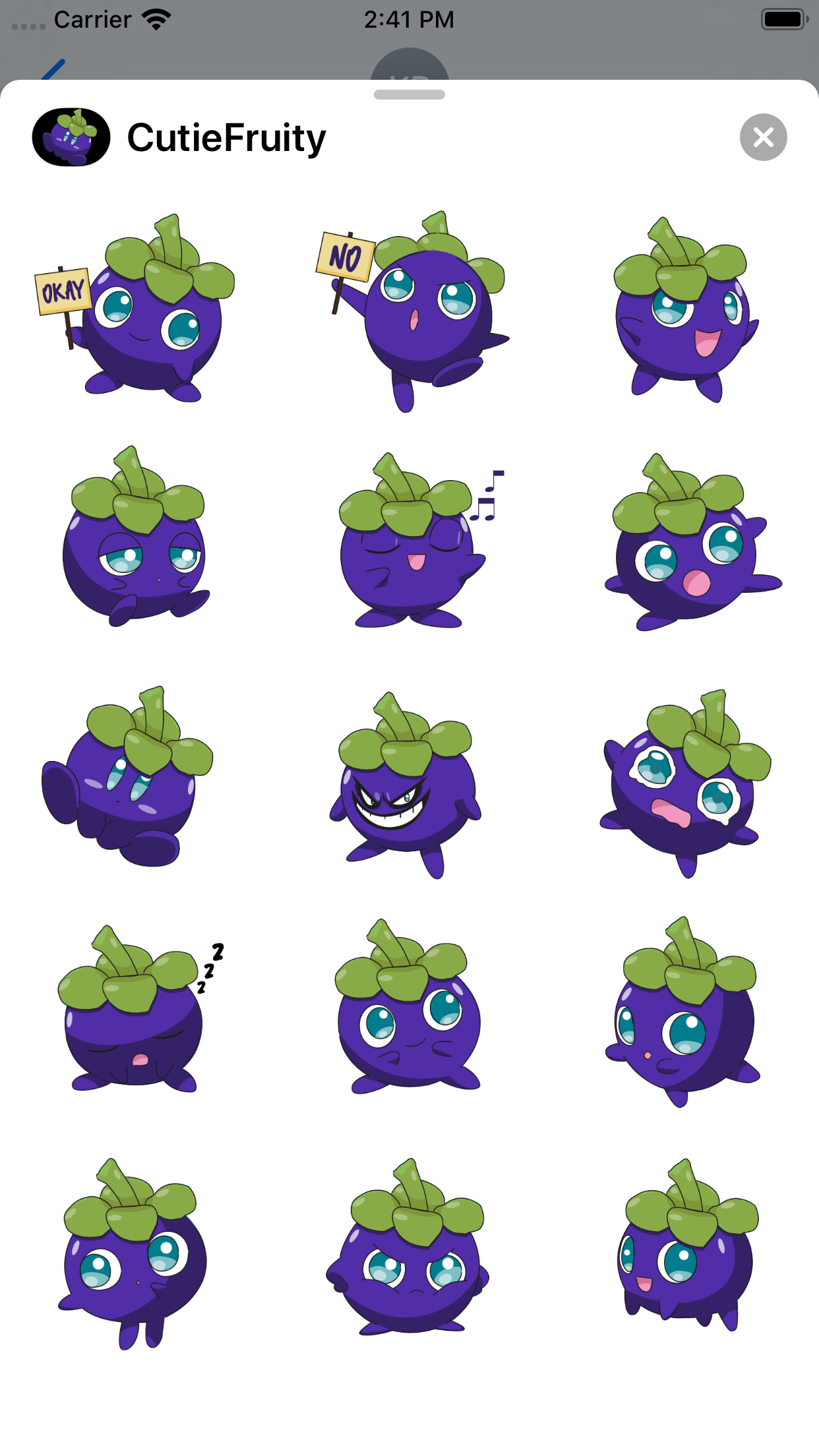 Cutie Fruity Stickers Pack gallery image