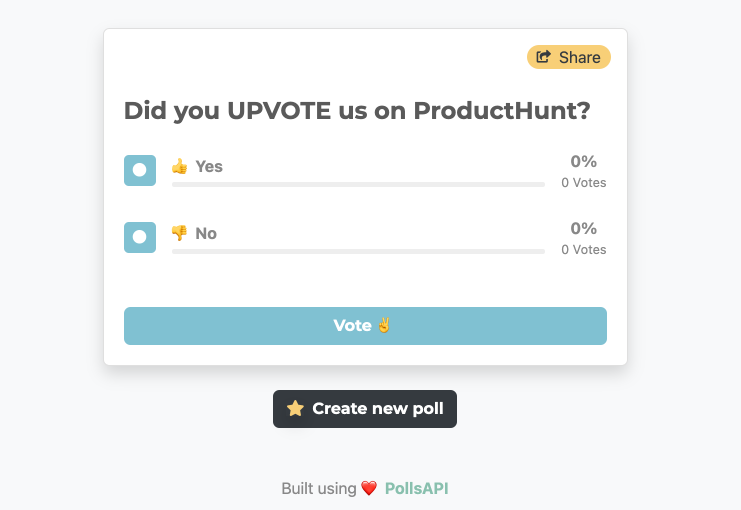 Yo! Polls gallery image