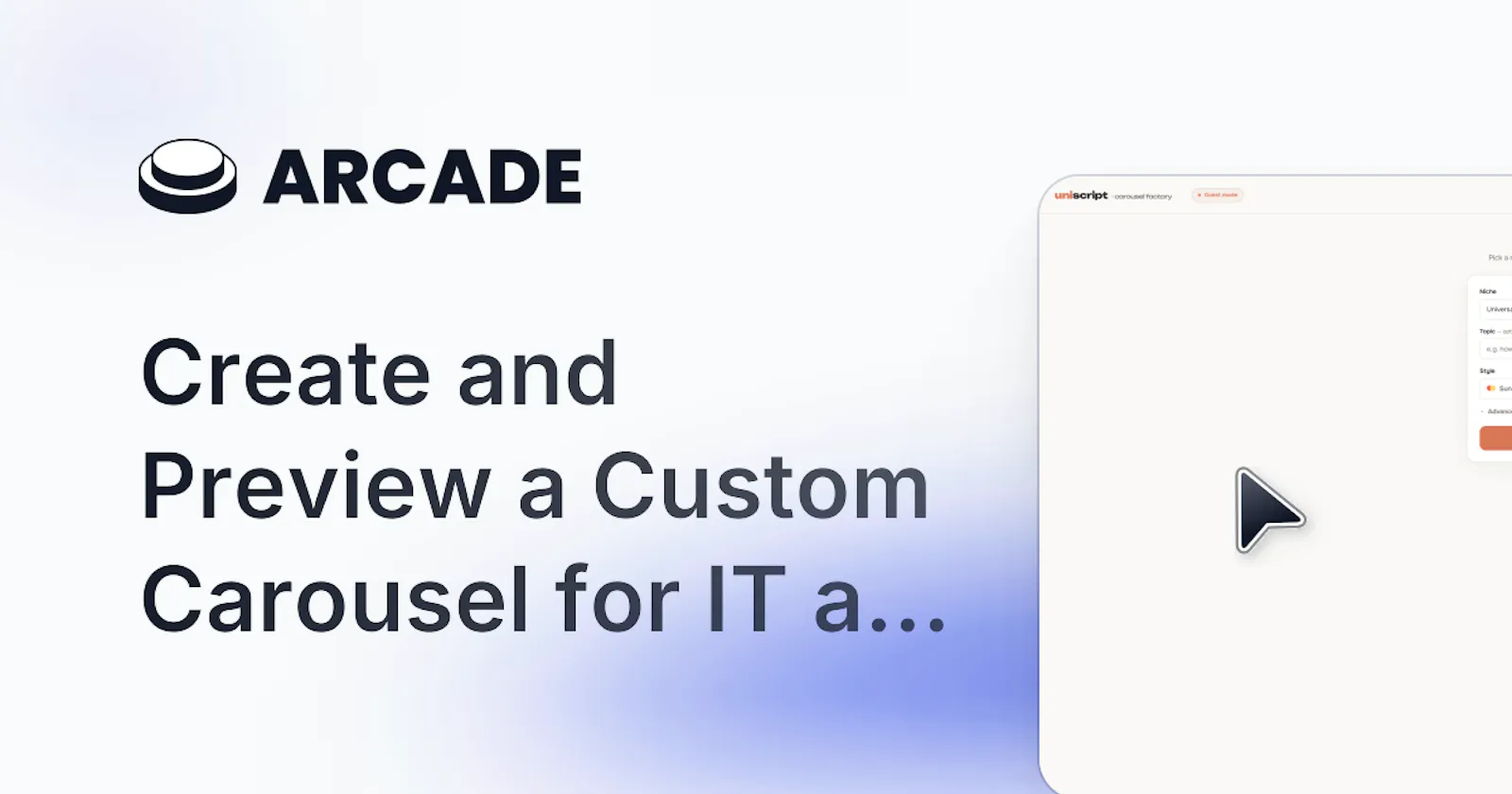Uniscript · Carousel Factory screenshot 2