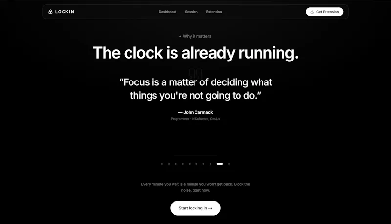 LOCKIN.com screenshot 2