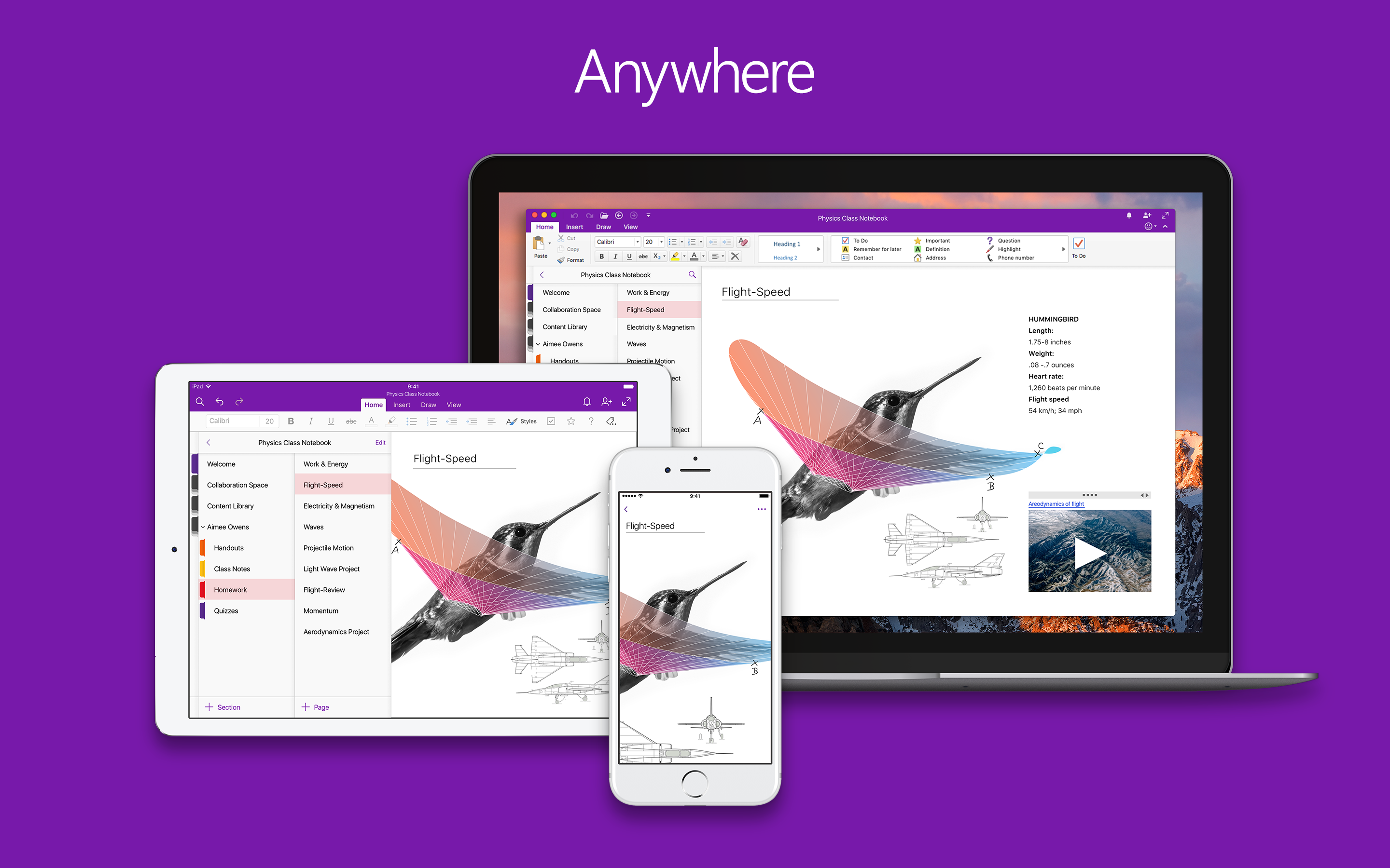 OneNote - Redesigned gallery image