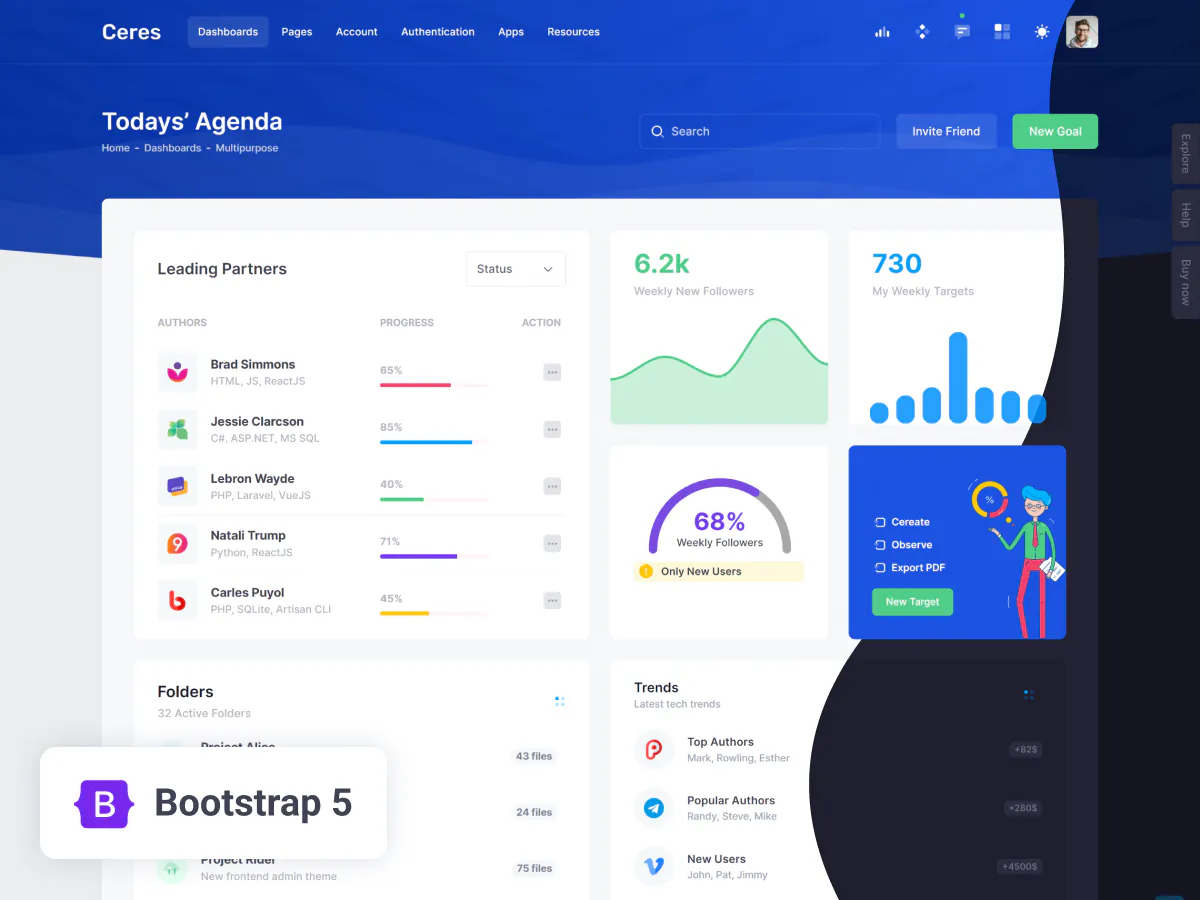 17 in 1 HTML Templates Mega Bundle gallery image