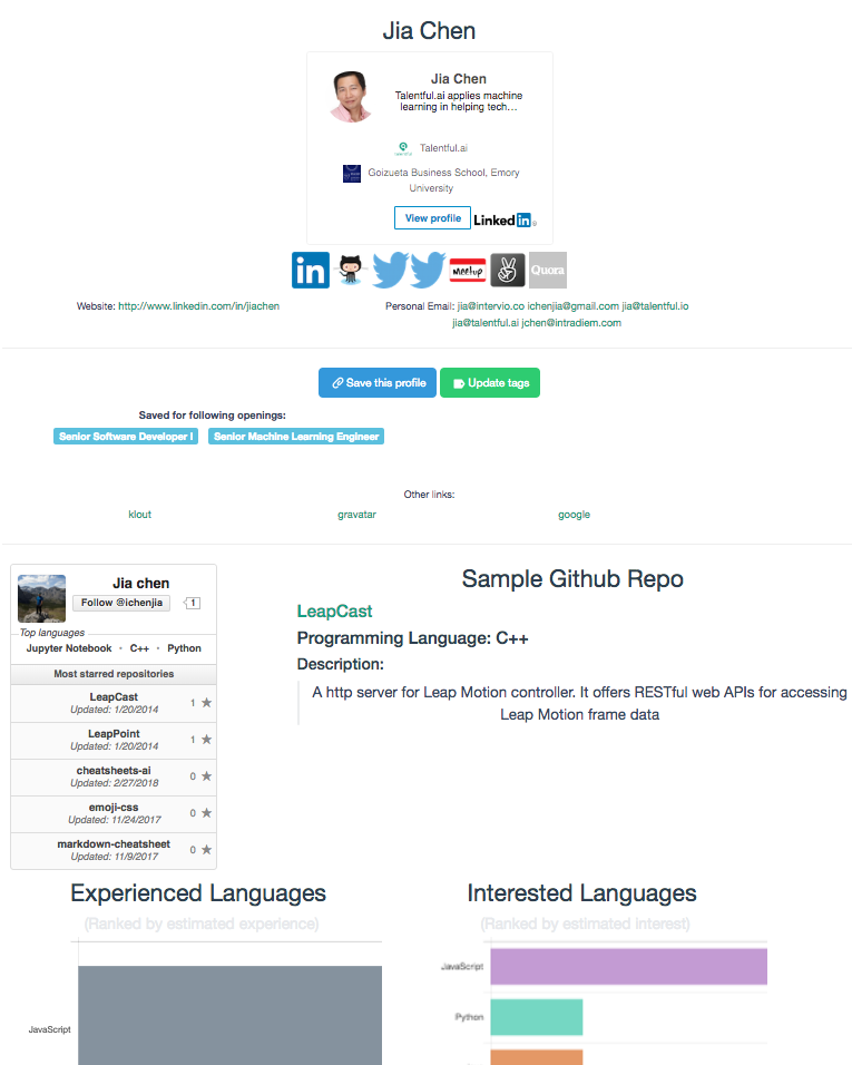 Talentful.ai Chrome Extension 1.0 gallery image