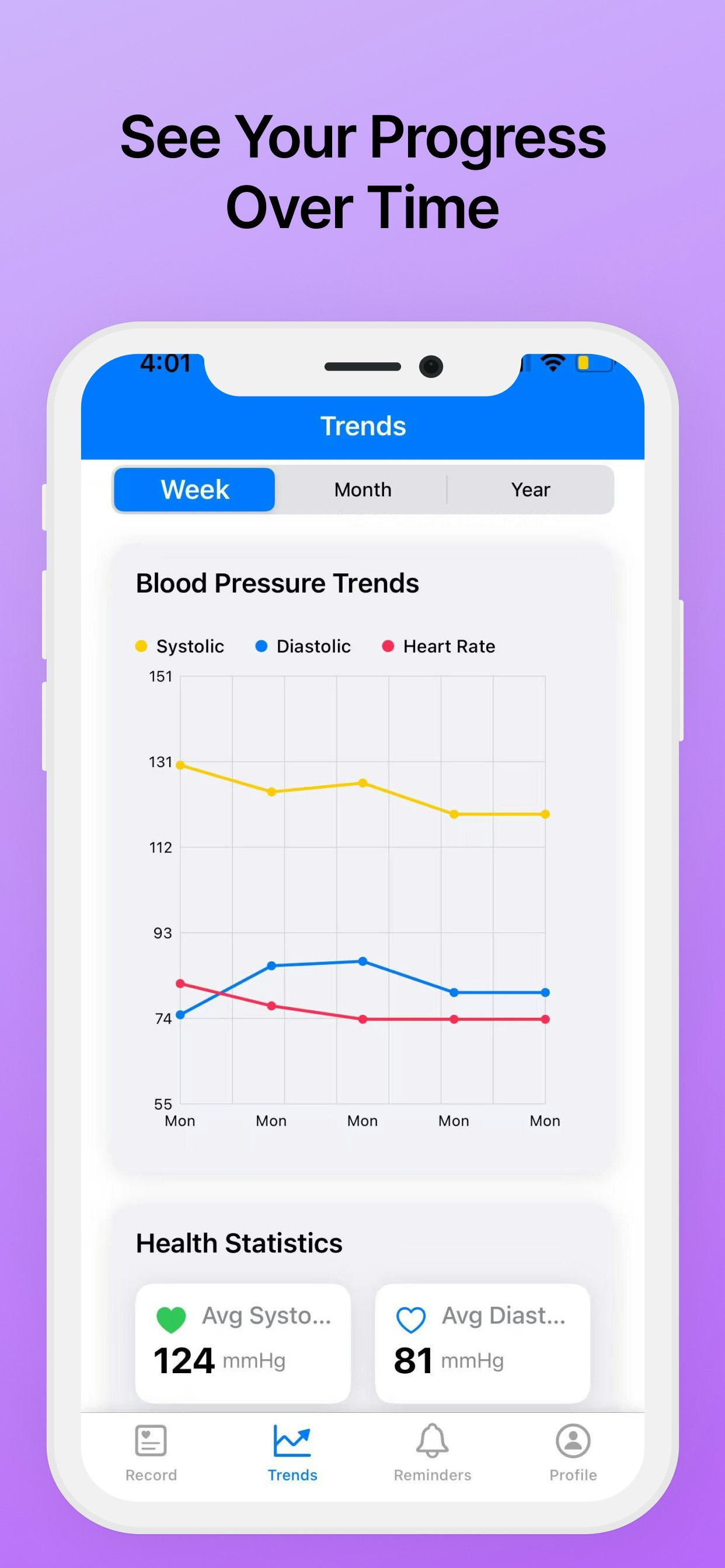 Média Pulsebp - Enregistrez votre BP & Pulse quotidiennement 2
