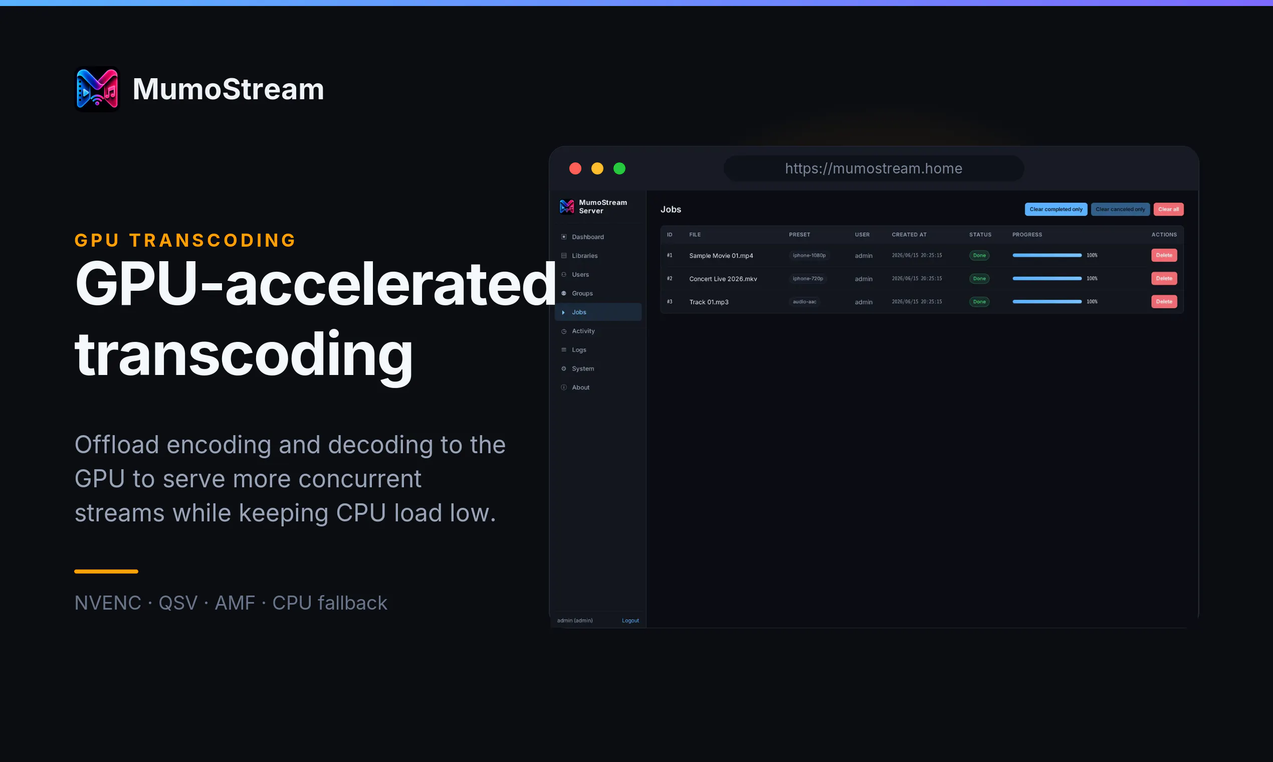 MumoStream gallery image