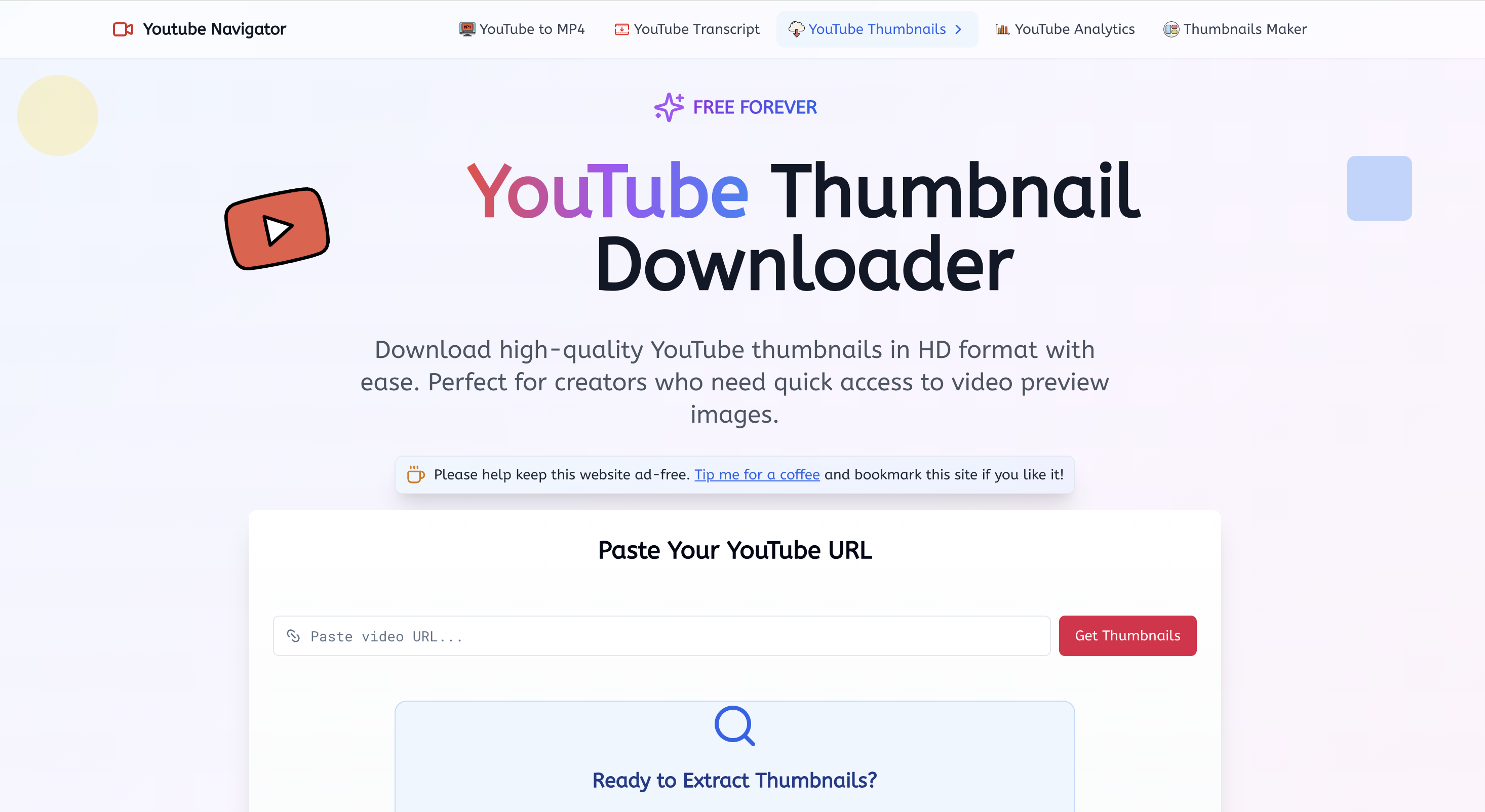 YouTube Navigator - Gratis browsertools om de productiviteit van de YouTube -maker te stimuleren media 3