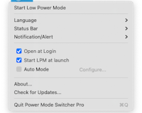 Power Mode Switcher for macOS media 1