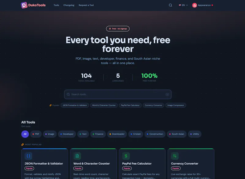 DukoTools screenshot 1