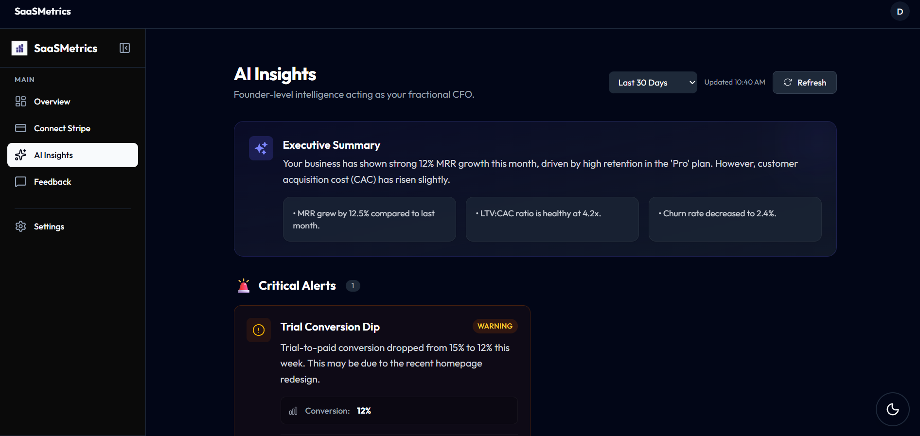 SaaSMetrics gallery image