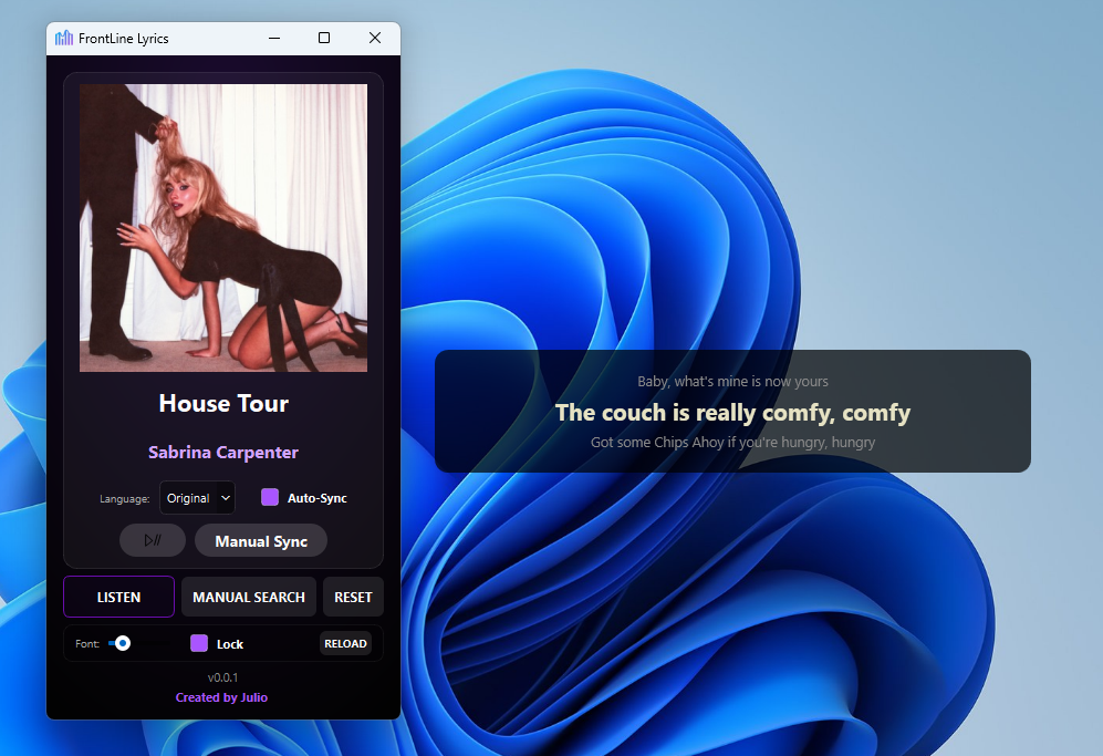 FrontLine Lyrics gallery image