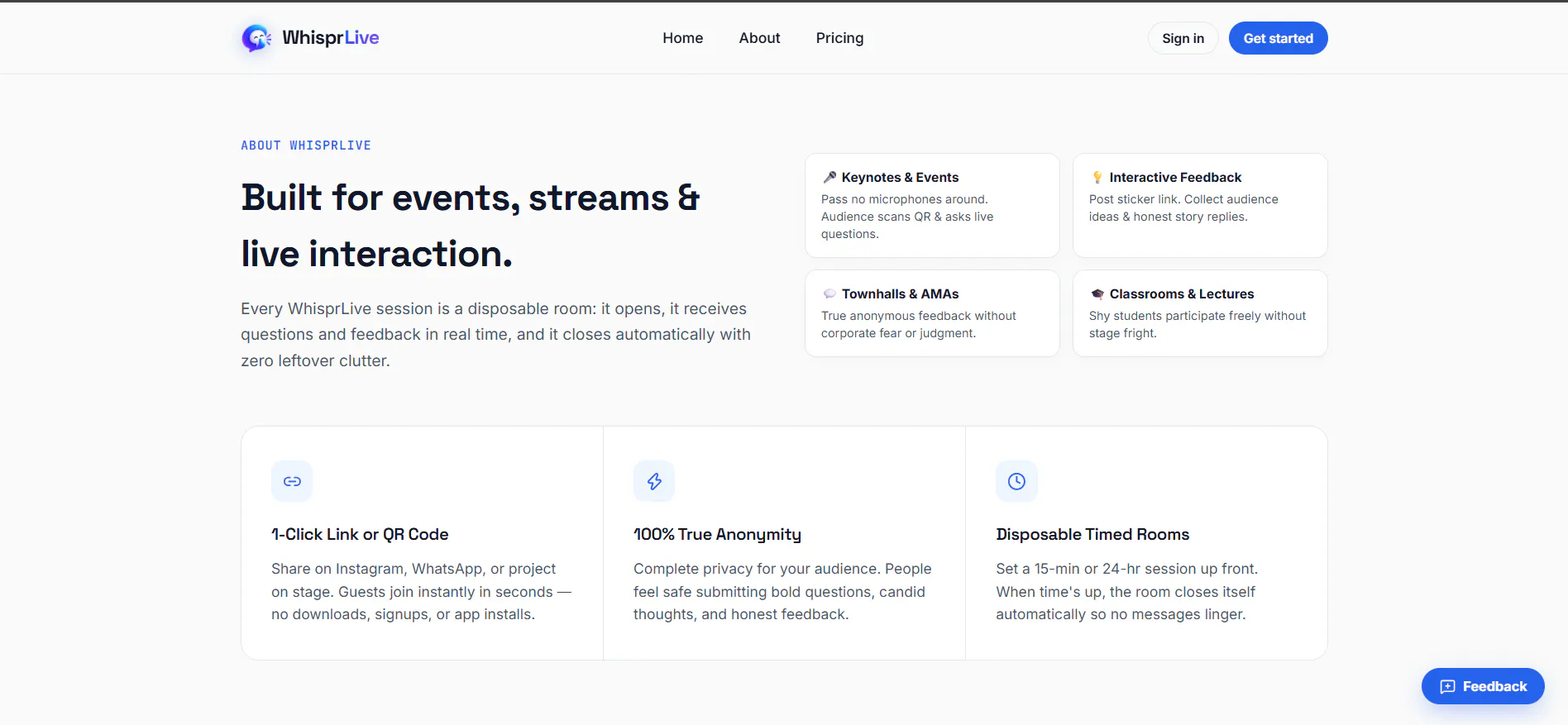 WhisprLive gallery image
