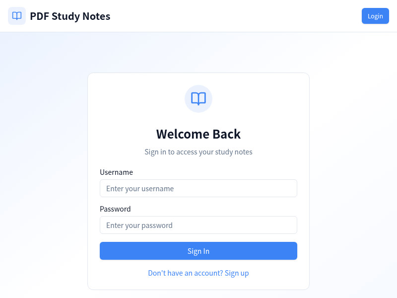 PDF Study Notes Generator for students gallery image