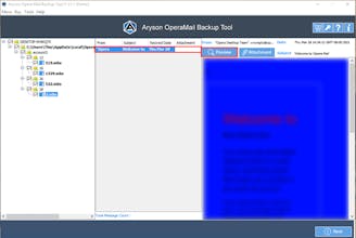 Aryson Opera Mail Backup Tool gallery image