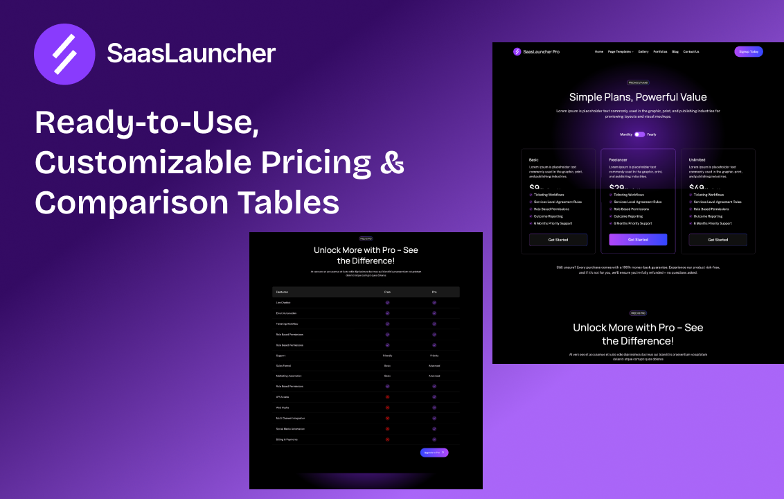 ชุดรูปแบบ Saaslauncher WordPress - เปิดเว็บไซต์ SaaS ที่สวยงามอย่างรวดเร็ว - ไม่จำเป็นต้องมีการเข้ารหัส media 5