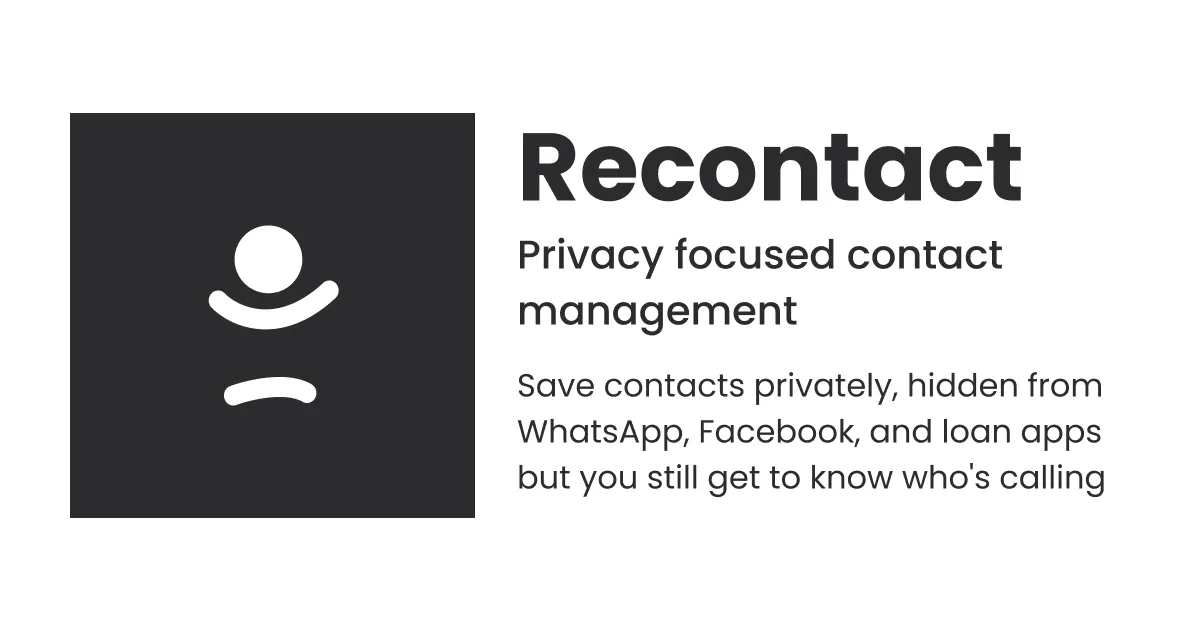 Recontact: Private Address Book gallery image