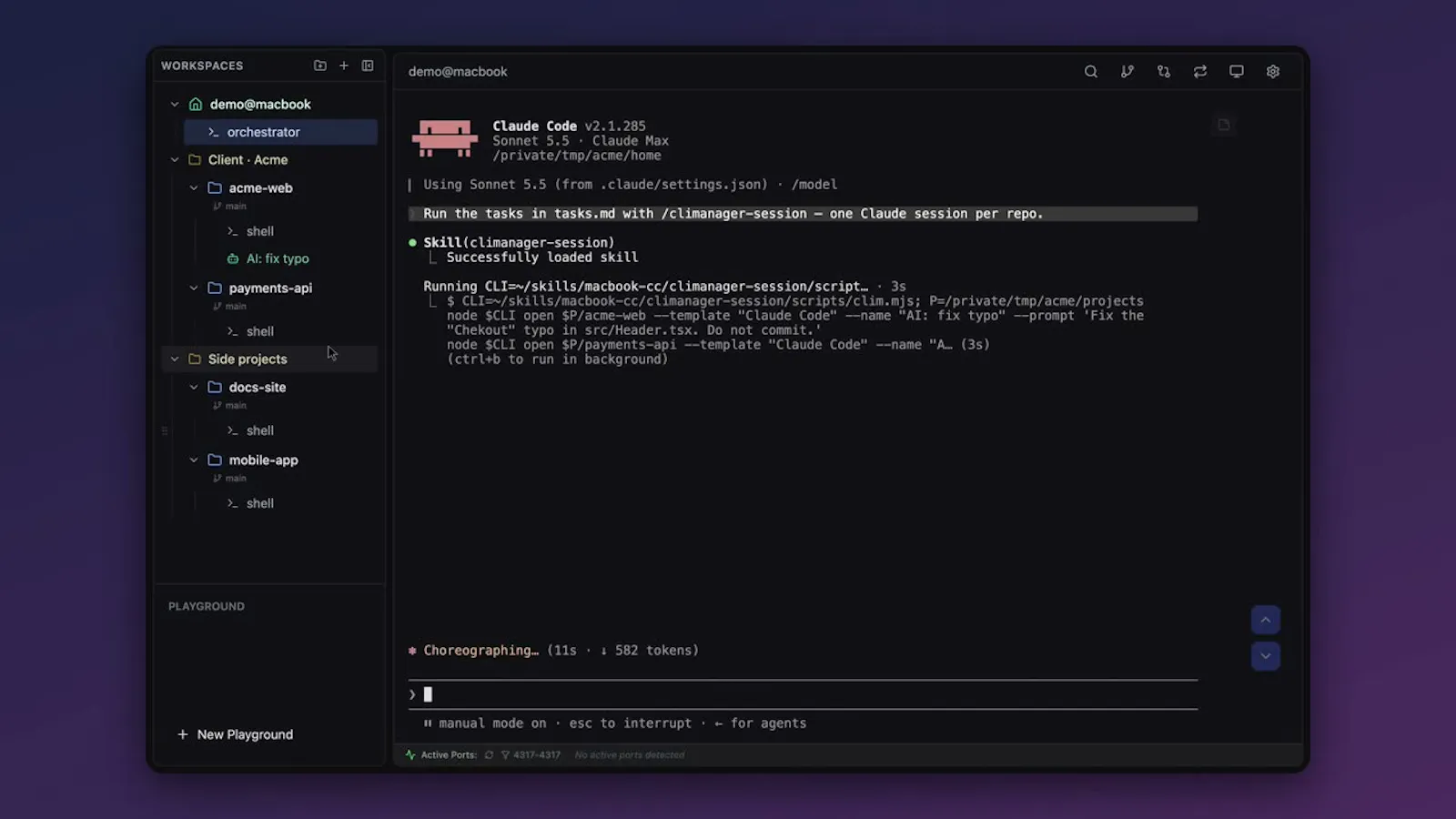 CLI Manager screenshot 4