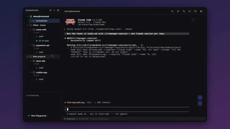 CLI Manager screenshot 4