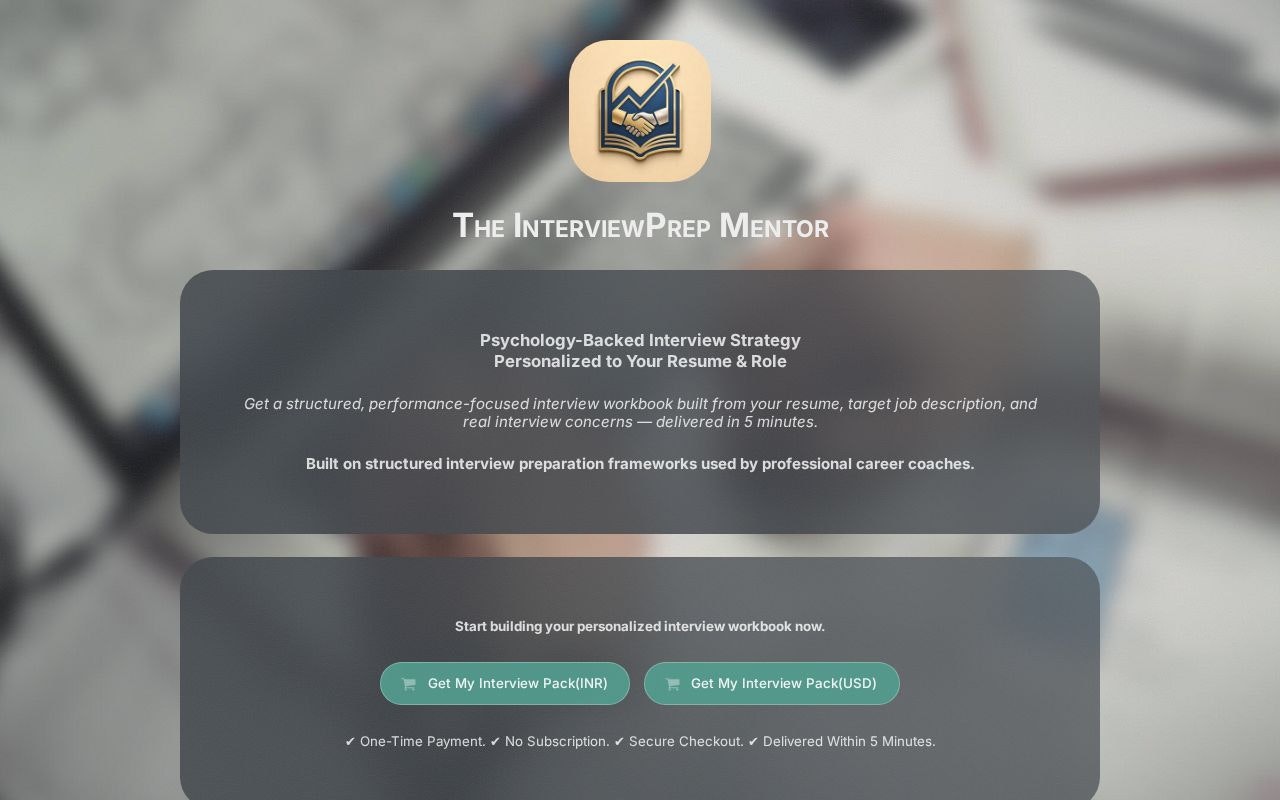 The InterviewPrep Mentor gallery image