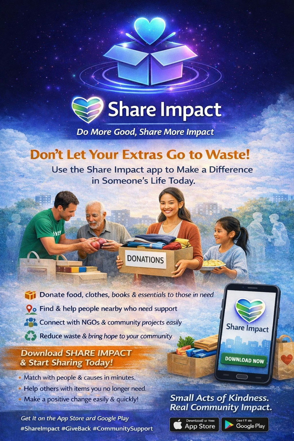 Share Impact  - Screenshot 5 showing product features and functionality