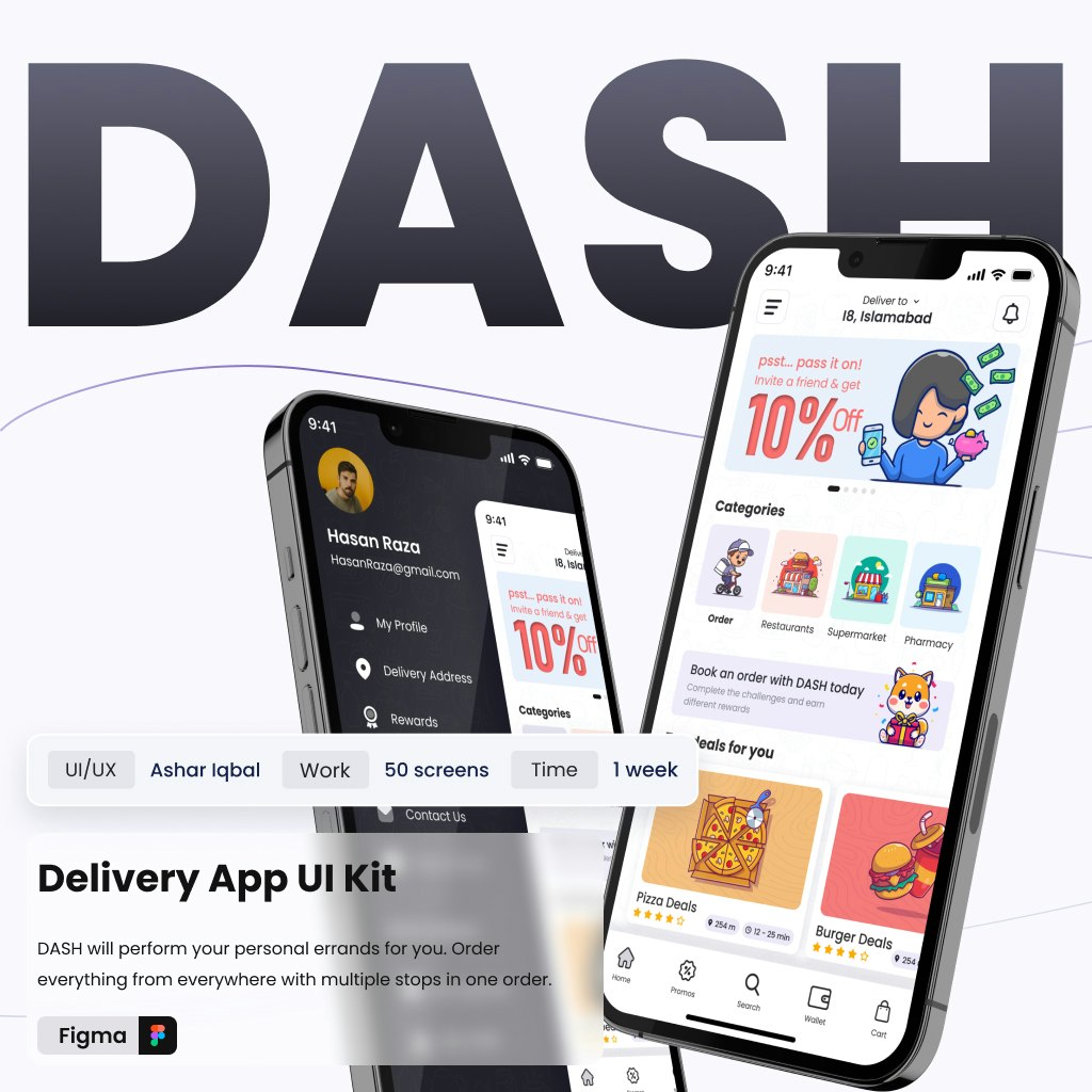 Dash - Liefer App UI Kit