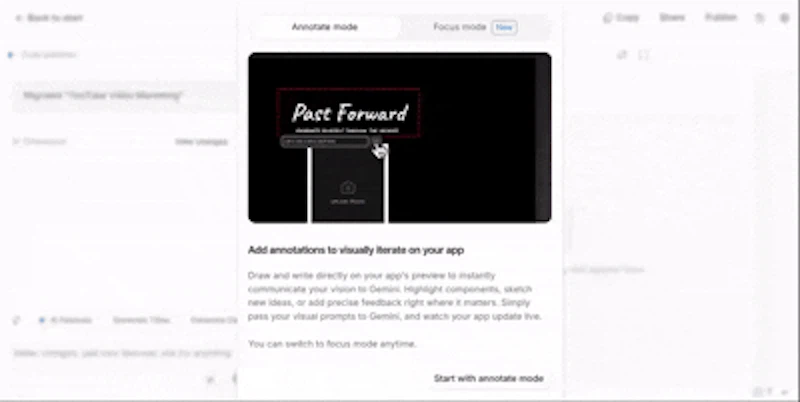 Google AI Studio Focus Mode screenshot 3