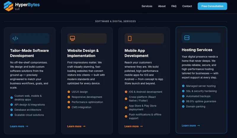 HyperBytes LLC screenshot 2