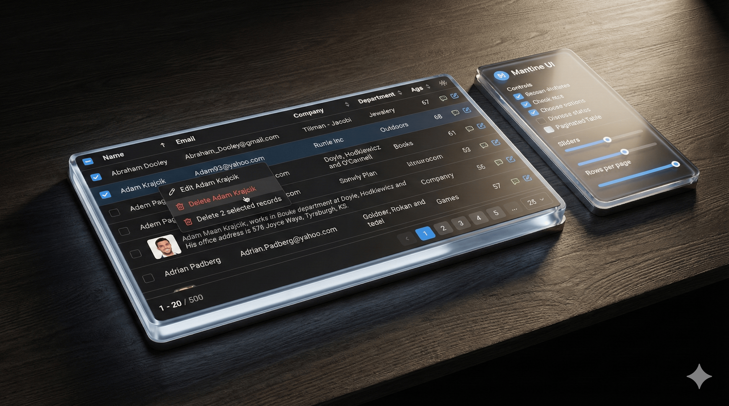Mantine UI Extensions Hub gallery image