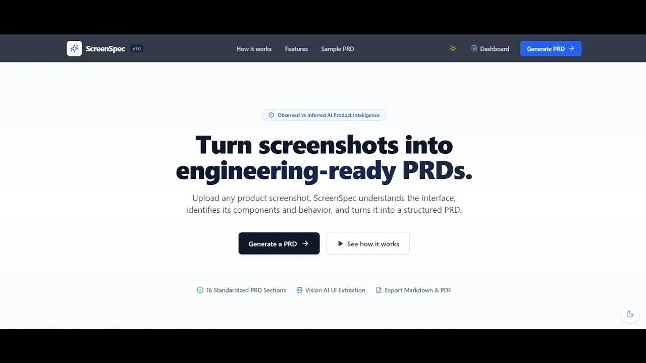 Screen Spec gallery image