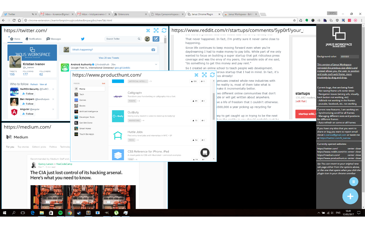 Janus Workspace gallery image