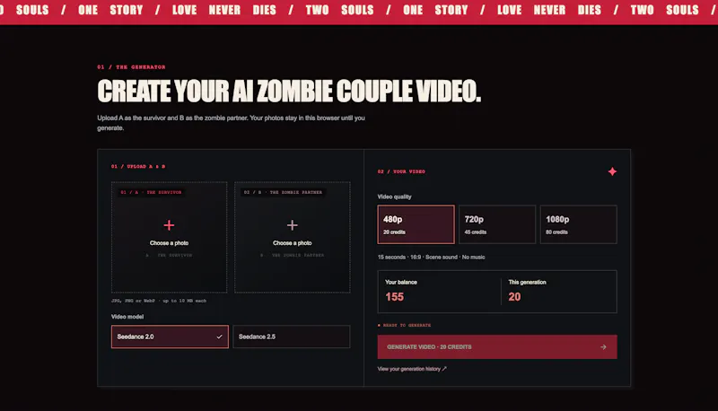 AI Zombie Couple Video screenshot 2