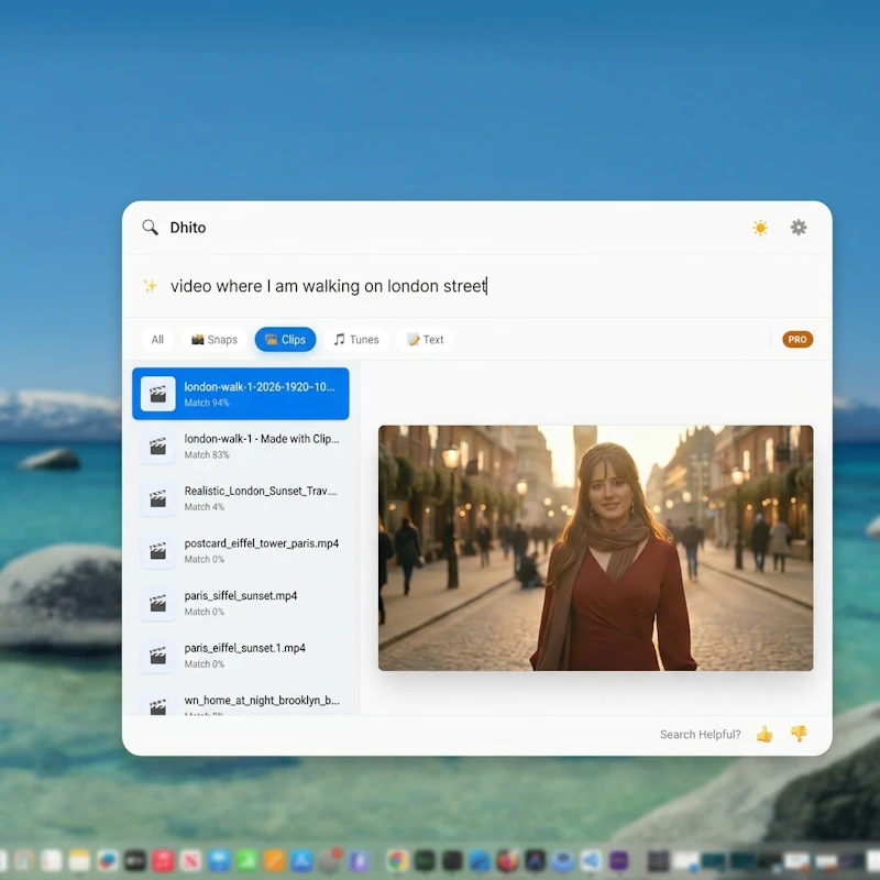 Dhito: locate & chat with local files screenshot 1