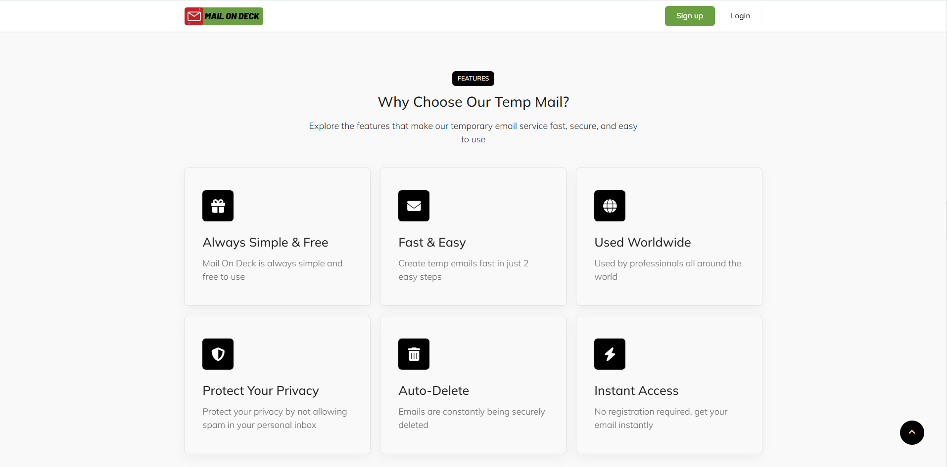 Mail On Deck - Screenshot 3 showing product features and functionality
