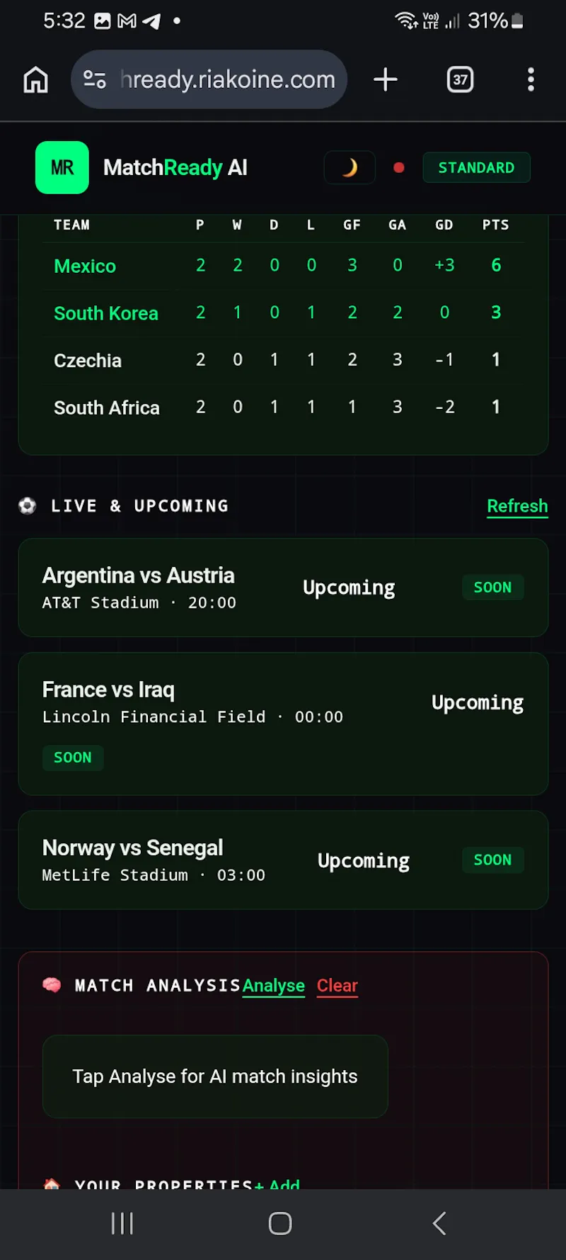 MatchReady AI screenshot 4