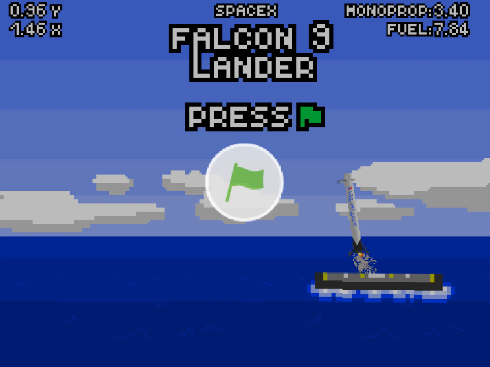 SpaceX Falcon 9 Lander