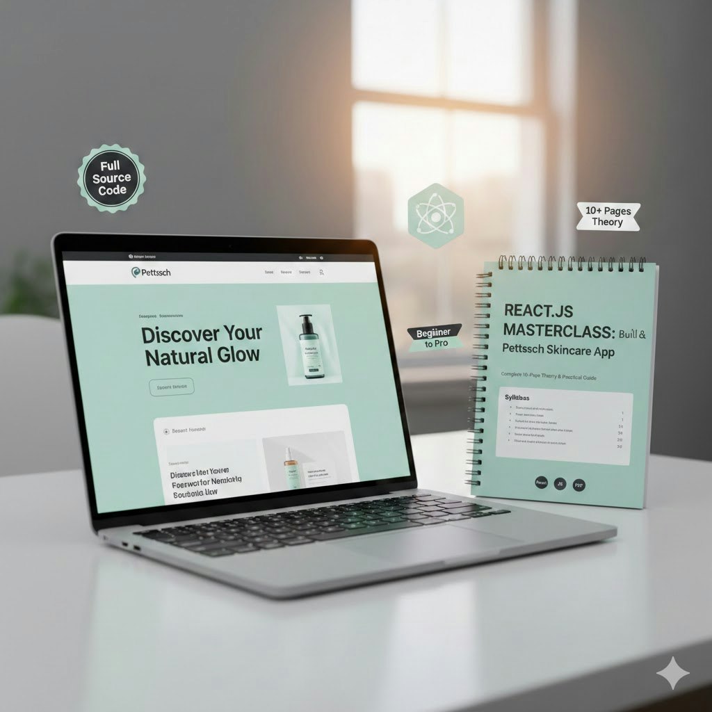 React.js: From Theory to Practice - Product Hunt launch logo and brand identity