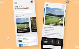 Golf App UI Kit media 1