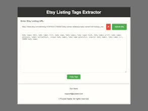 Etsy Tags Extractor gallery image