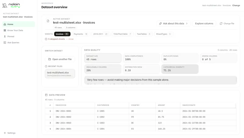 nolainquery screenshot 4