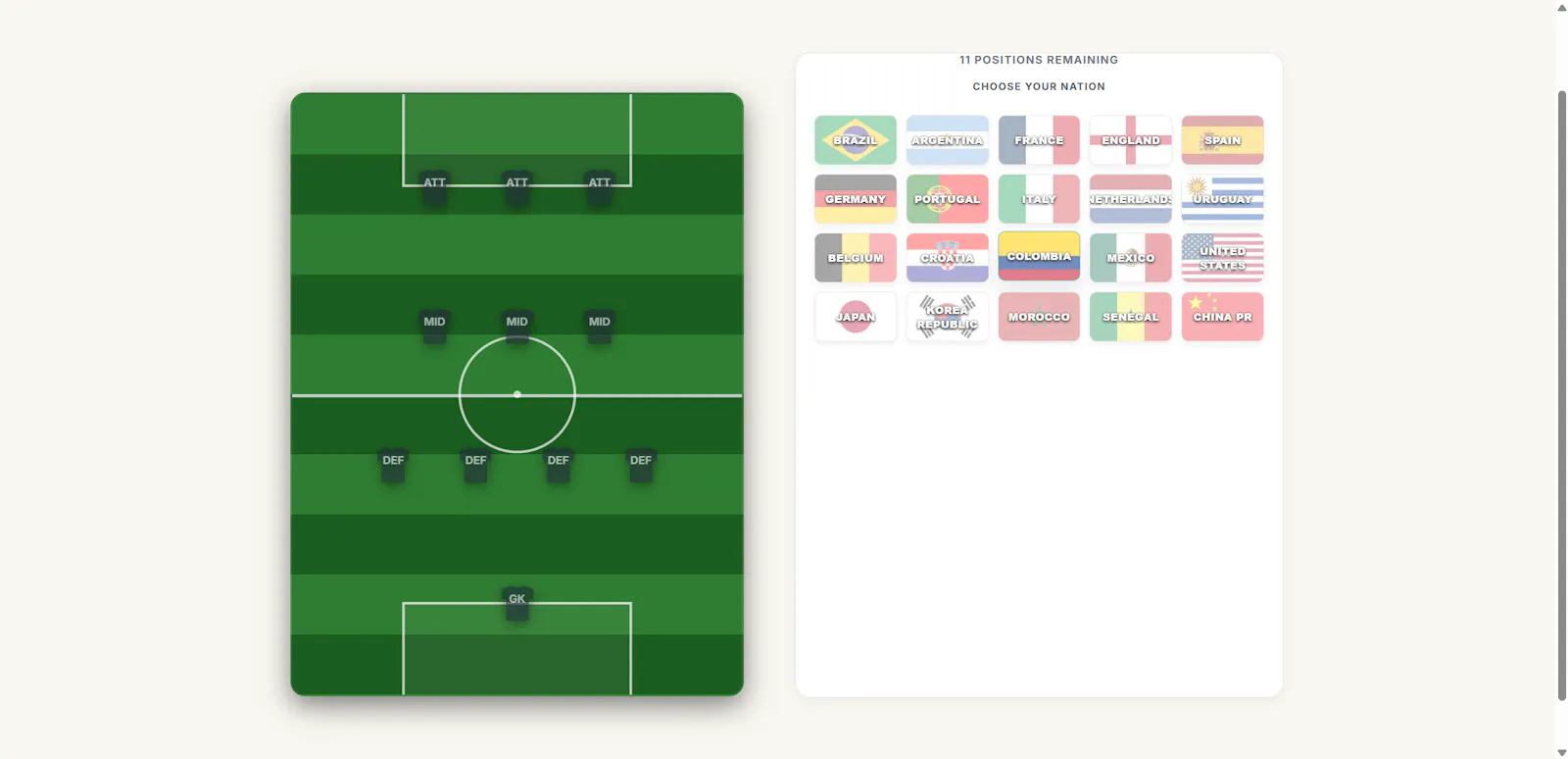 7-0 World Cup screenshot 3