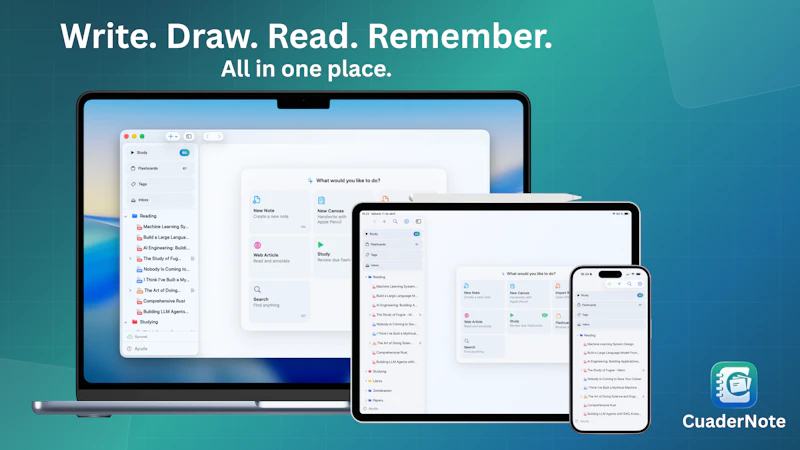CuaderNote screenshot 1