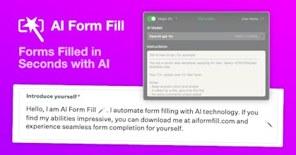 AI Form Fill gallery image