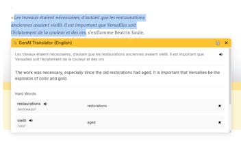 GenAI Translator - Chrome extension gallery image