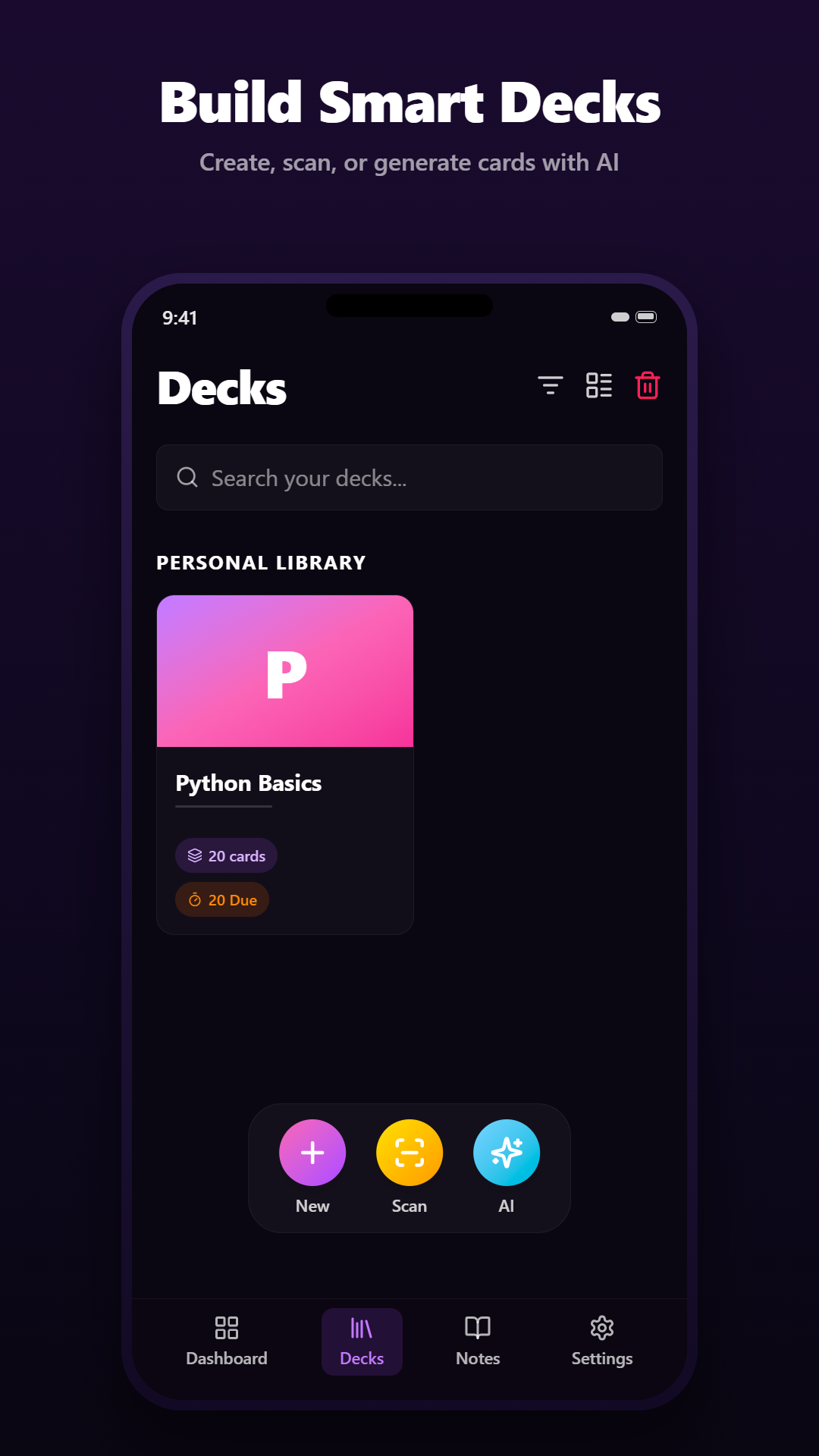 MindFlash: AI Flashcards gallery image
