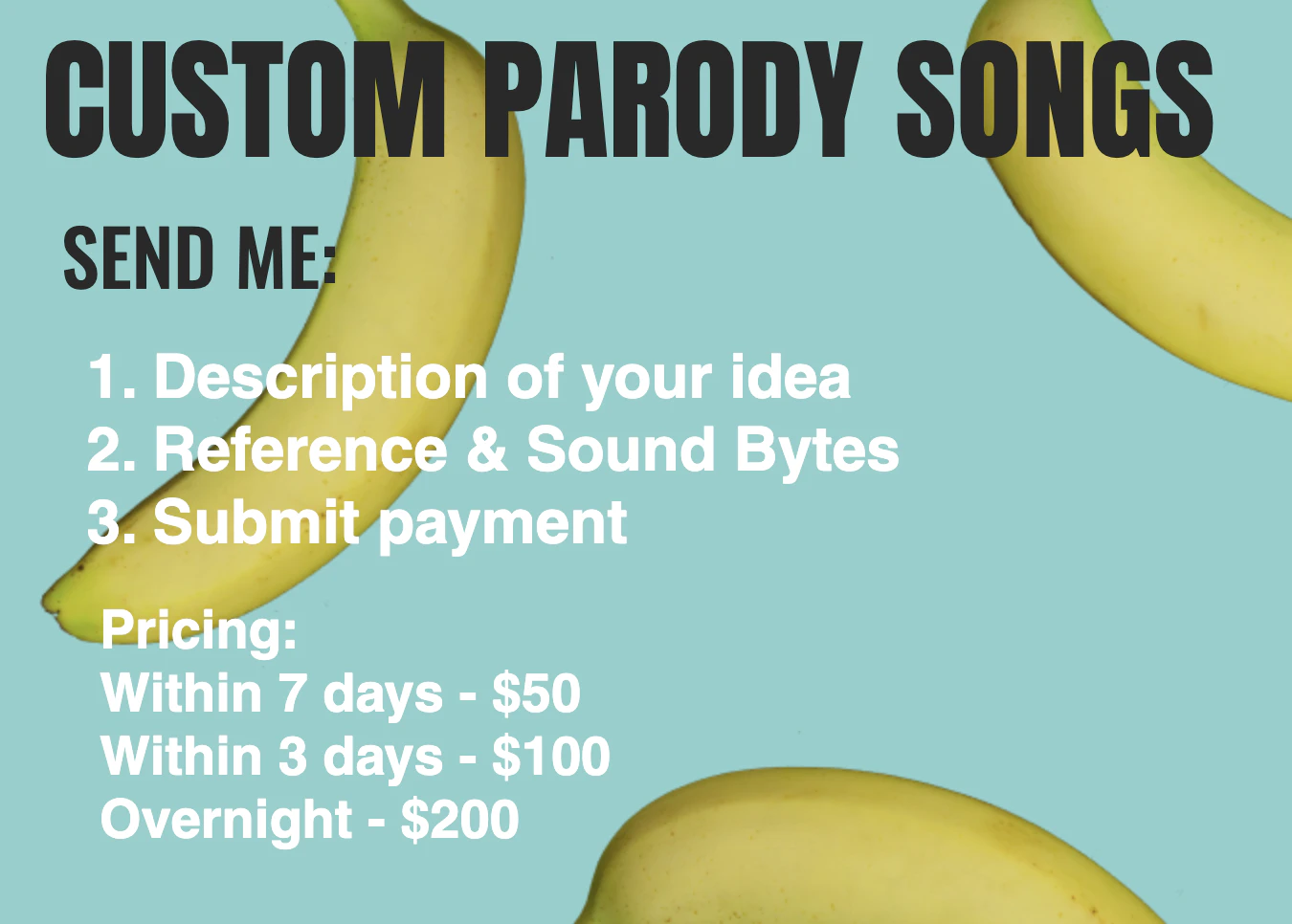 Custom Parody Songs