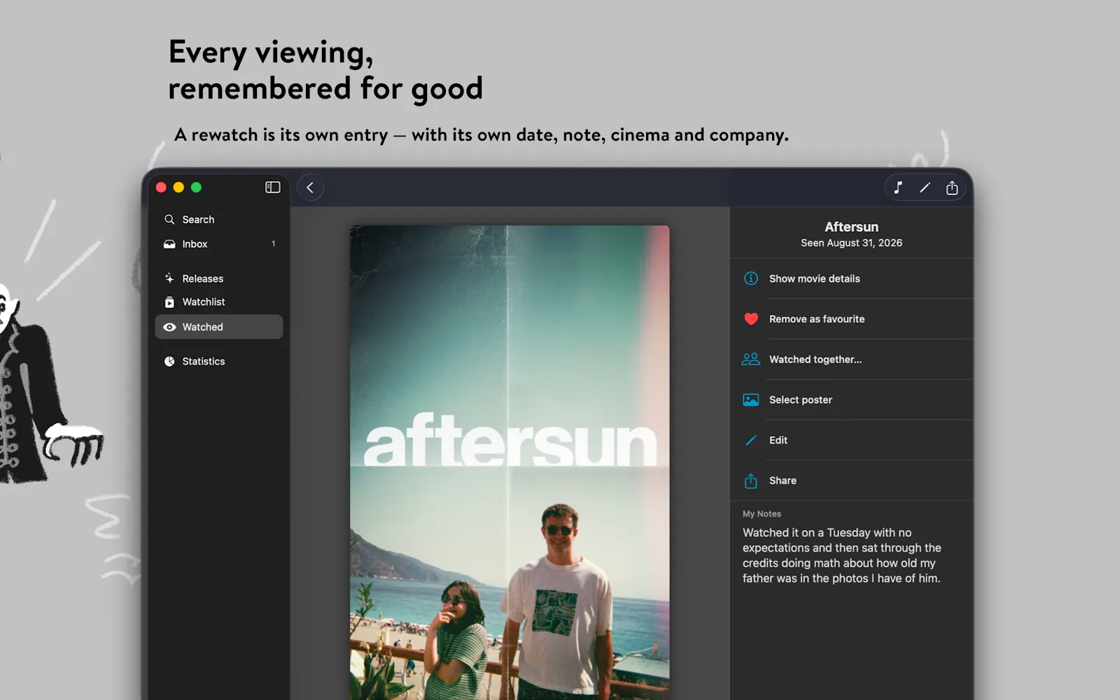 Filmlog for Mac screenshot 3