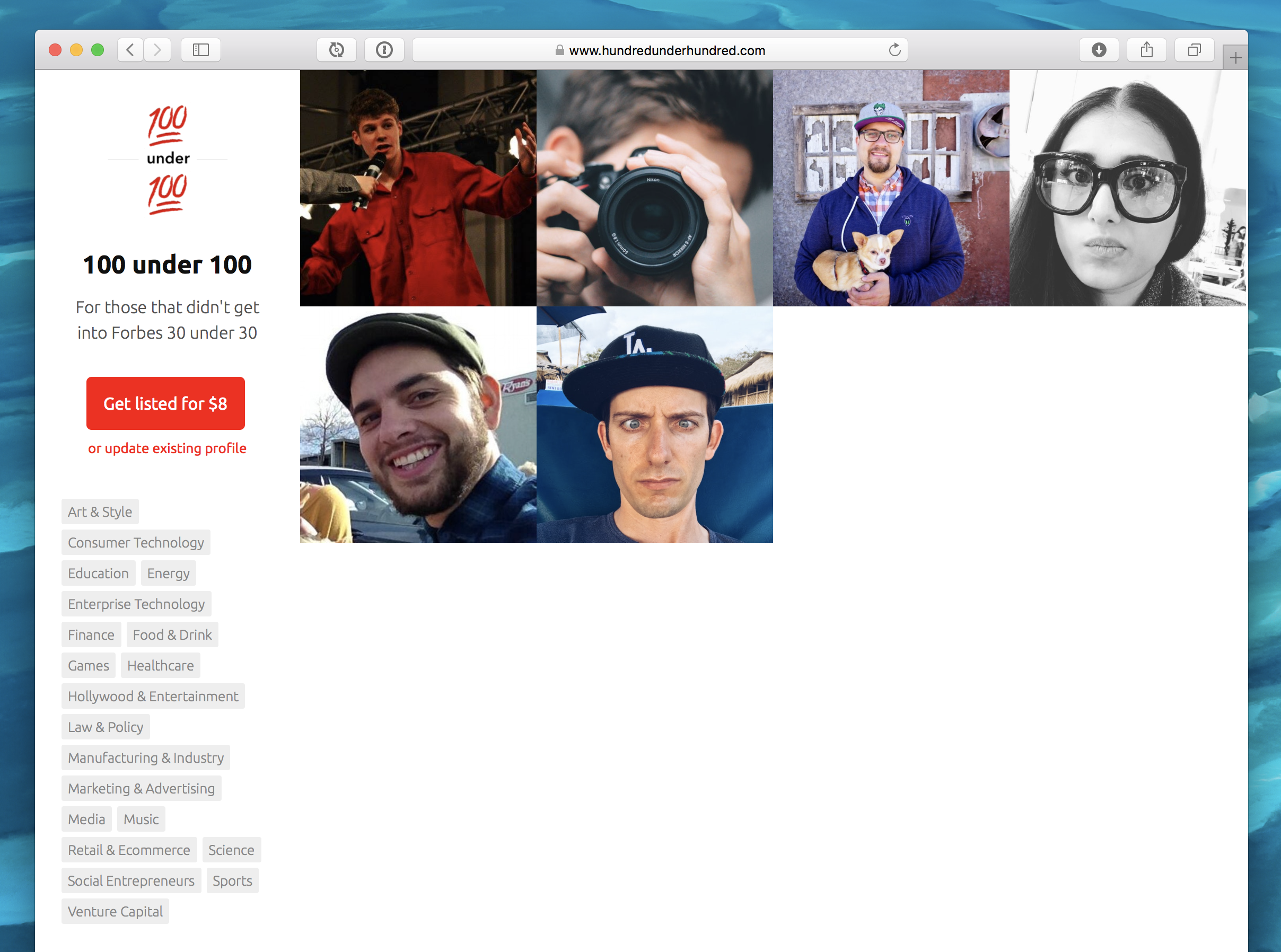 100 under 100 gallery image