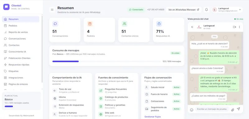 Clienteli screenshot 2